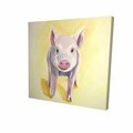 Fondo 32 x 32 in. Solitary Pig-Print on Canvas FO2790575